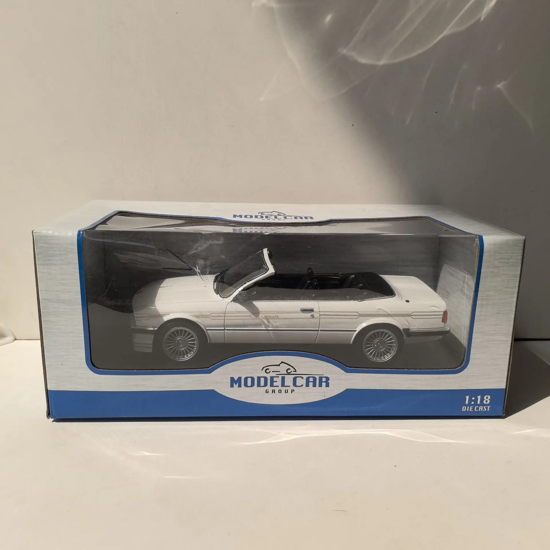 A-pillar Deformation Diecast MCG 1/18 Scale ALPINA C2 2.7 D7 Alloy Car Model
