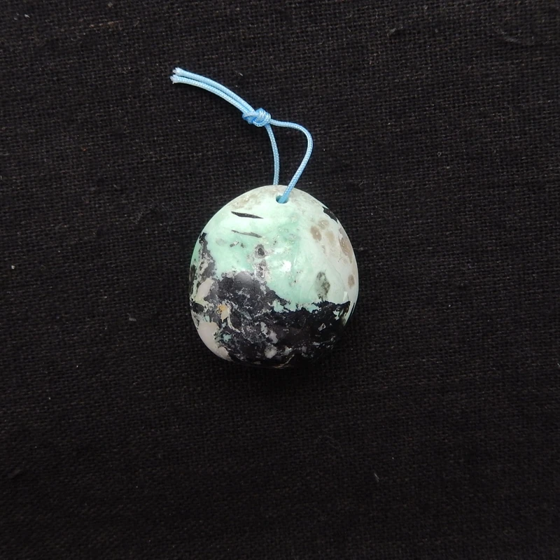 

Аксессуар B & F, 11,6 г, натуральный зеленый говлит, бусины-подвески 27x25x6 мм для изготовления ювелирных изделий ручной работы, аксессуары из драгоценных камней