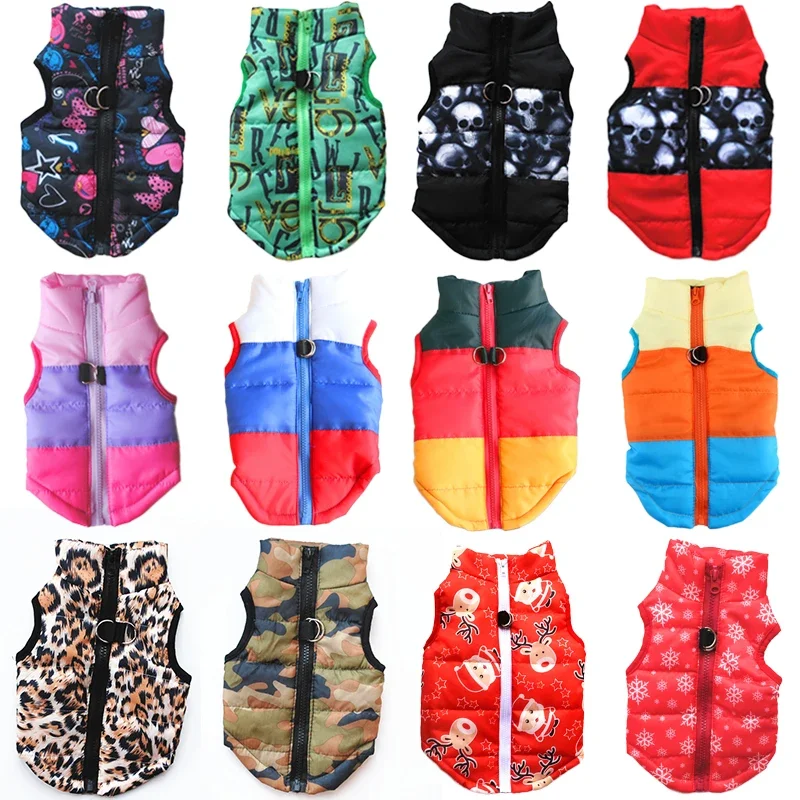 Winter Warm Pet Dog Clothes for Small Dogs Clothing Puppy Harness Vest Dog Accessories Chihuahua Jacket Pug Costume XS-XL Puppy