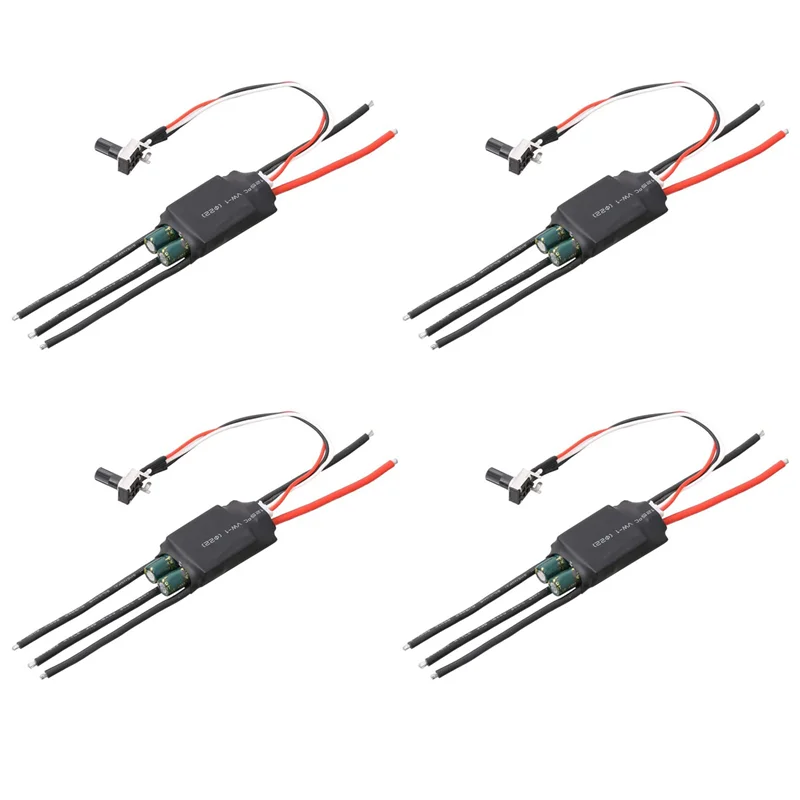 

ABZW 4X DC 7-24V 200W BLDC 3 Phase Brushless Motor Driver Hallless DC Motor Drive Board Speed Controller Regulator