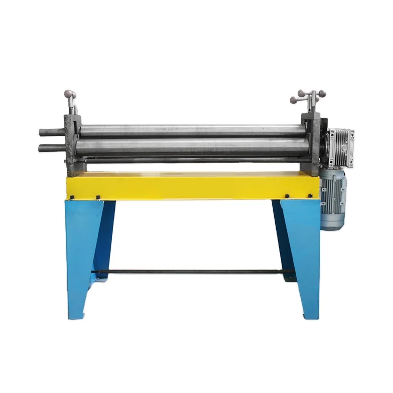 

Hot sale Manual Sheet Metal Steel Plate 3 Roller Rolling Bending Machine