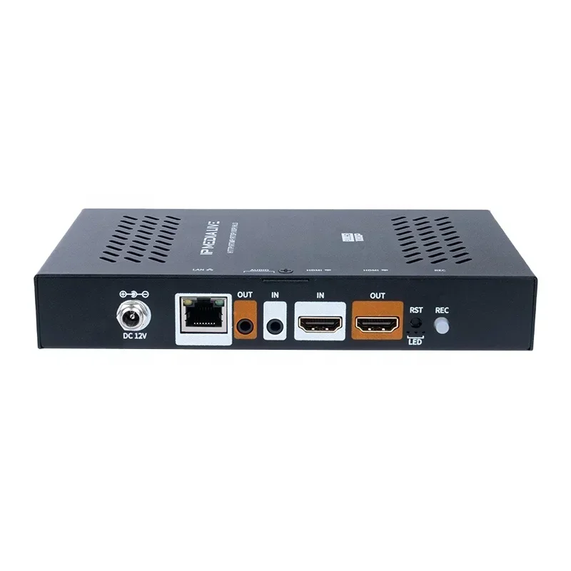 2026 HSC-W Webrtc 4 streams H.264 H.265 HDMI  Encoder Decoder with HDMI Loop Out,8 rtmp,support TF card recoding