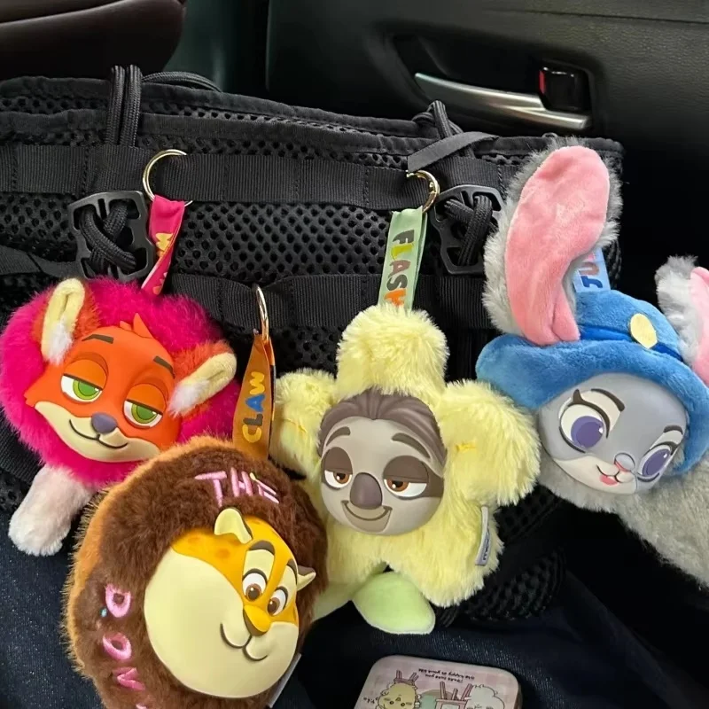 Caja ciega de vinilo Zootopia de Disney auténtica, figura de Nick Wilde Judy Hopps, bolsa colgante, muñeca, caja sorpresa de dibujos animados, juguete para regalos