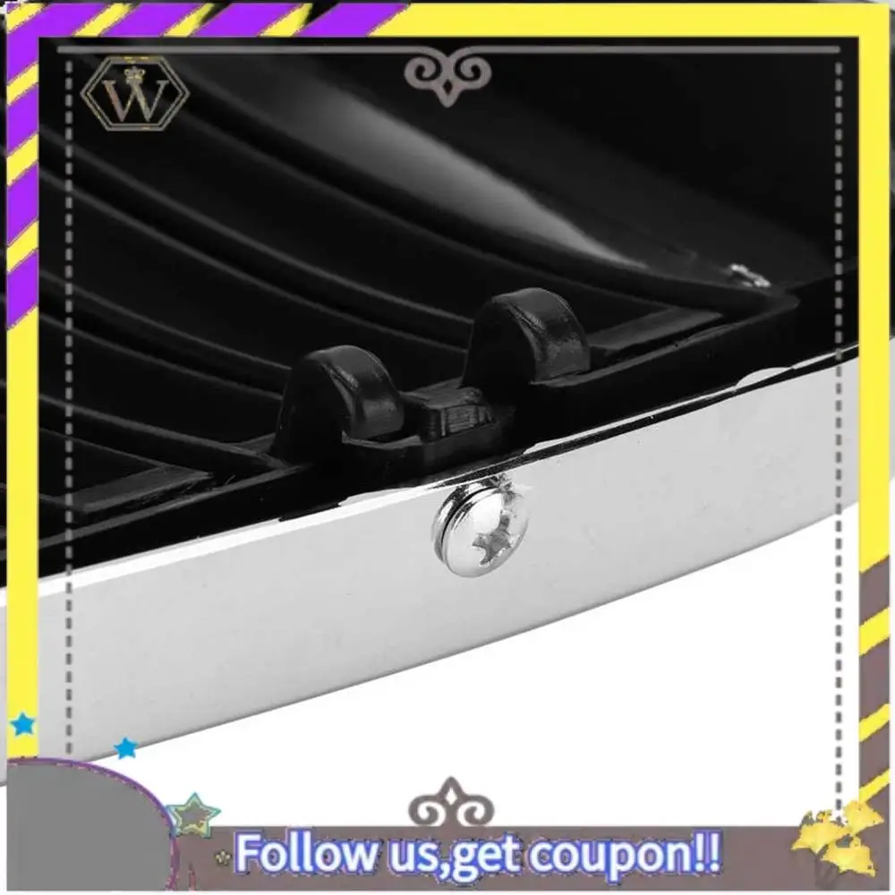 

ABXV-Front Hood Kidney Grille Grill Center Chrom Black For BMW E30 M3 3 Serie 1982-1991