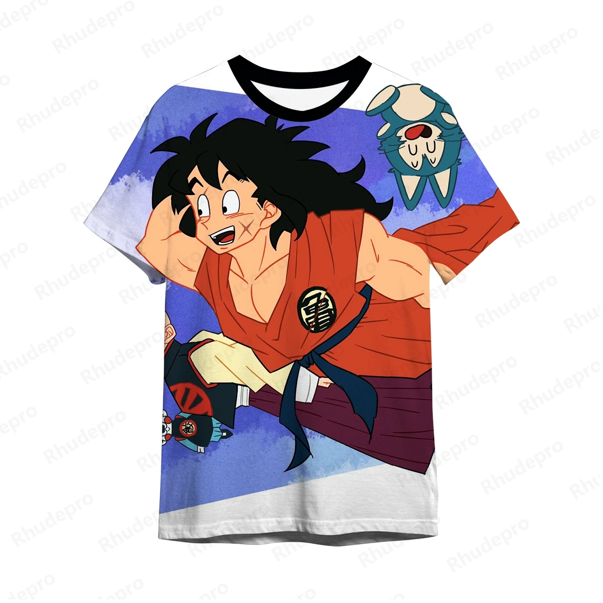 Japanese Anime Shirt Men Fashion Men's Goku Anime Streetwear Trend Super Saiya Vegeta Oversized Hip Hop Y2k Children's T-shirts