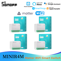 SONOFF MINIR4M Matter WiFi Mini Smart Switch Detach Relay Smart Home Timer Work with Alexa Google Home Assistant Smartthings