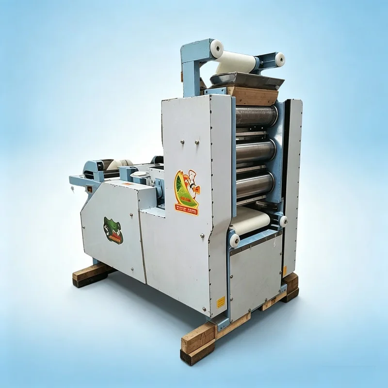 #￥Automatic Tortilla Roti Press Machine Commercial Flat Bread Dough Sheeter For Pizza Base Dumpling Wrapper Production