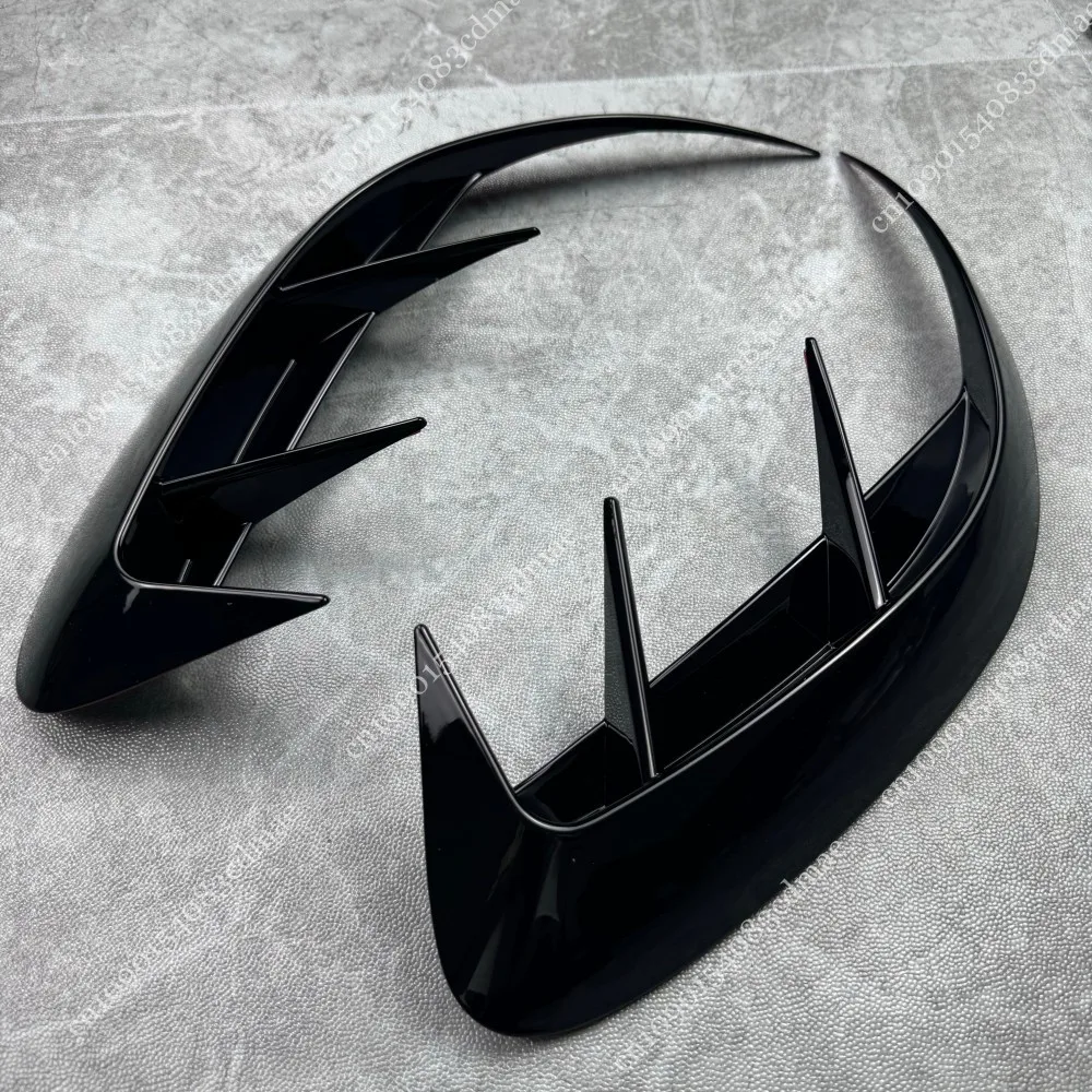 Rear Bumper Air Vent Outlet Cover Trim Canards Splitter Spoiler For Mercedes Benz C Class W206 C200 C220 C260 C300 C43 AMG 2022+
