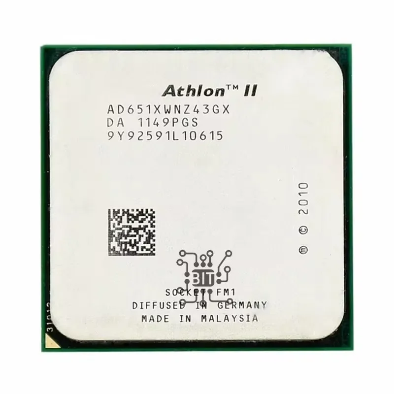 

Четырехъядерный процессор Athlon II X4 651 X4 651X X4 651K, 3,0 ГГц AD651KWNZ43GX / AD651XWNZ43GX с разъемом FM1