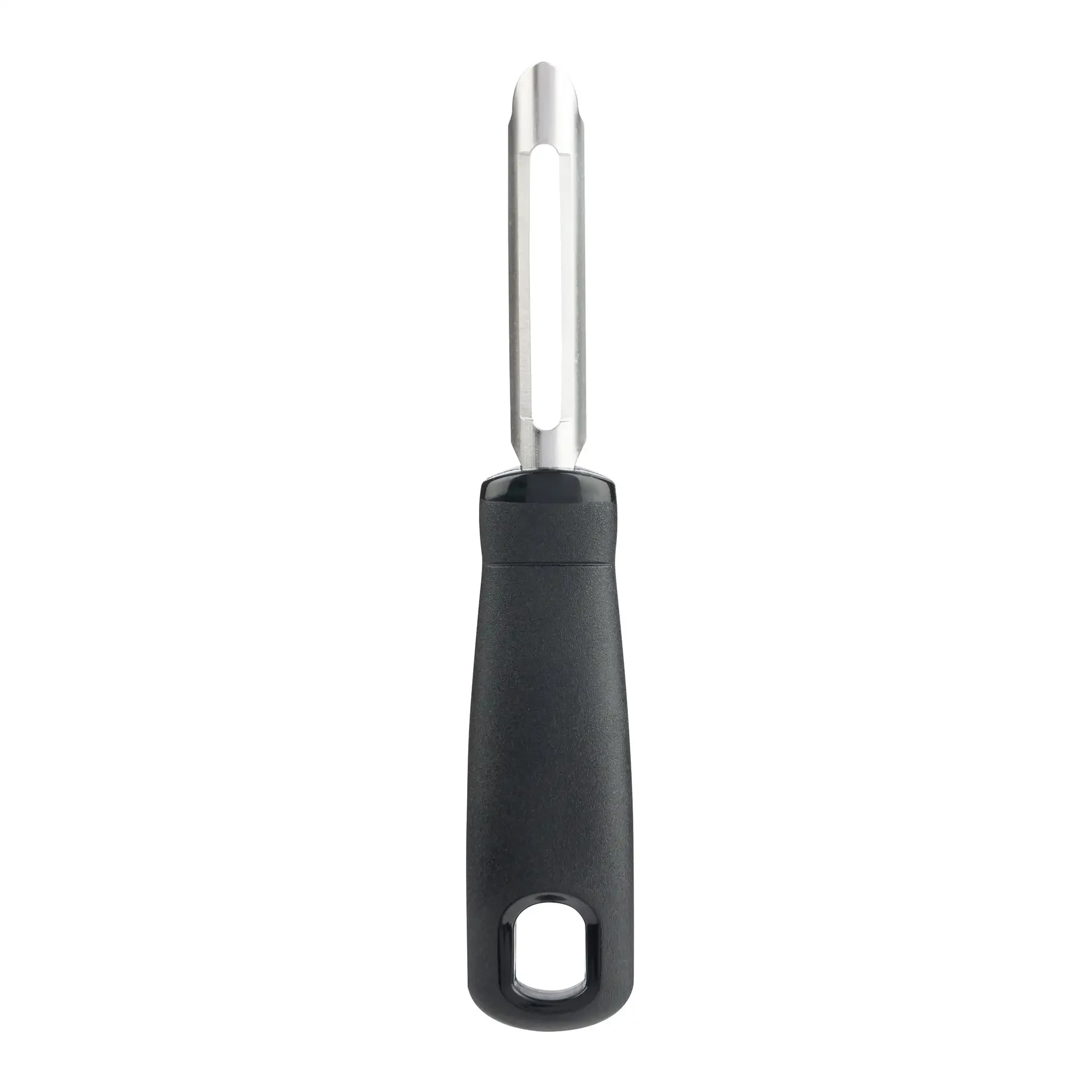 

6in Stainless Steel Fruit and Vegetable Peeler, Black