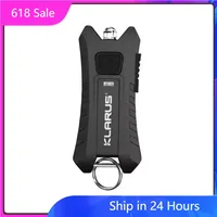 KLARUS Mi2 Mini LED Keychain Flashlight Super Lightweight Small Rechargeable 40 Lumens EDC Flash Light with Built-in Battery