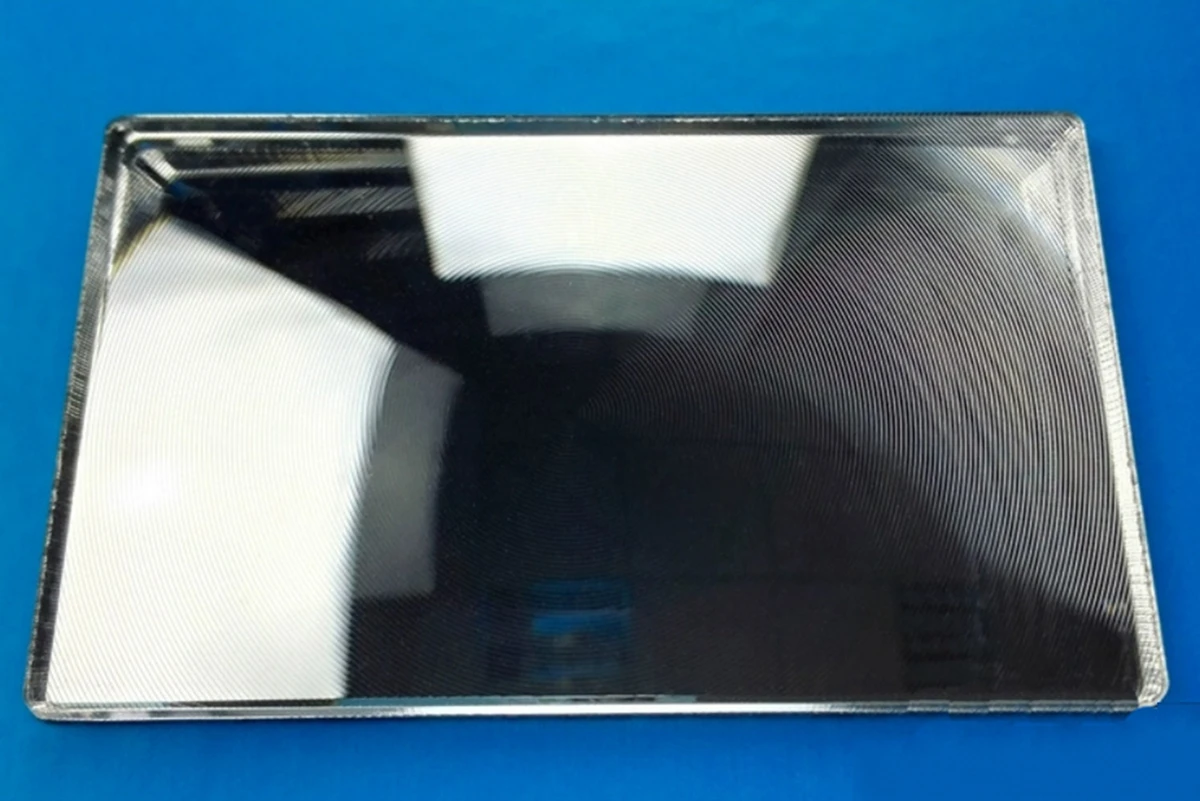 120x75mm Fresnel Anti Peeping Mirror Reducing Lens Reflective Safety Sign Garage ATM Wide Angle Rearview Reduce Magnifier