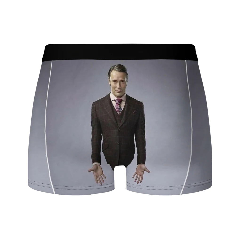 the late great hannibal lecter Boxer Men's Panties Underpants Male  Breathable Man Boxershorts Underwear For Men