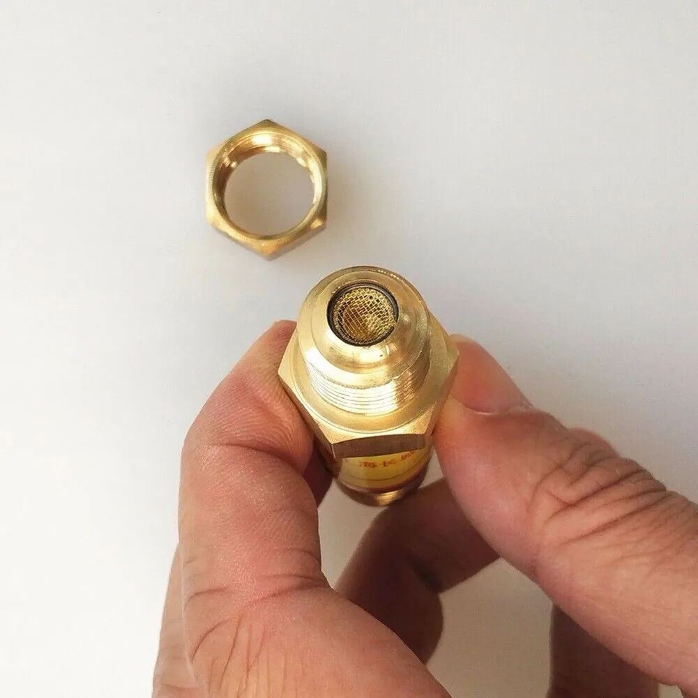 1 Pair Oxygen Acetylene Check Valve Arrestor HF-2 Copper For Cutting For Torch Welding Equipment Safety Prevention Tool