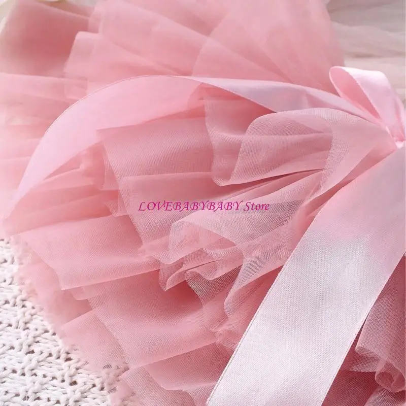 رضع تول تنورة Hairband 0-3 أشهر من التصوير الفوتوغرافي الدعائم حديثي الولادة بدلة دش 4xBC #5