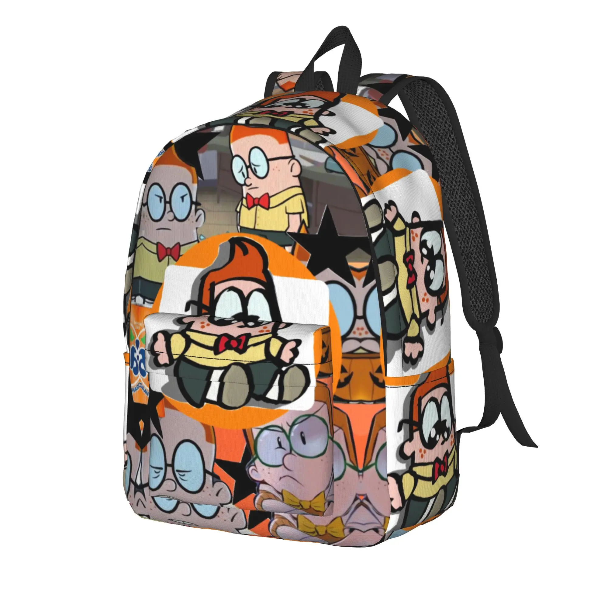 Captain Underpants Backpack  Travel Backpacks Teen Streetwear High School Bags Colorful Print Rucksack