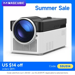 Magcubic HY450 Ultra Short Throw Projector 900ANSI 8K 1080P BT5.4 Auto Offset Electronic Focus Home Theater Voice