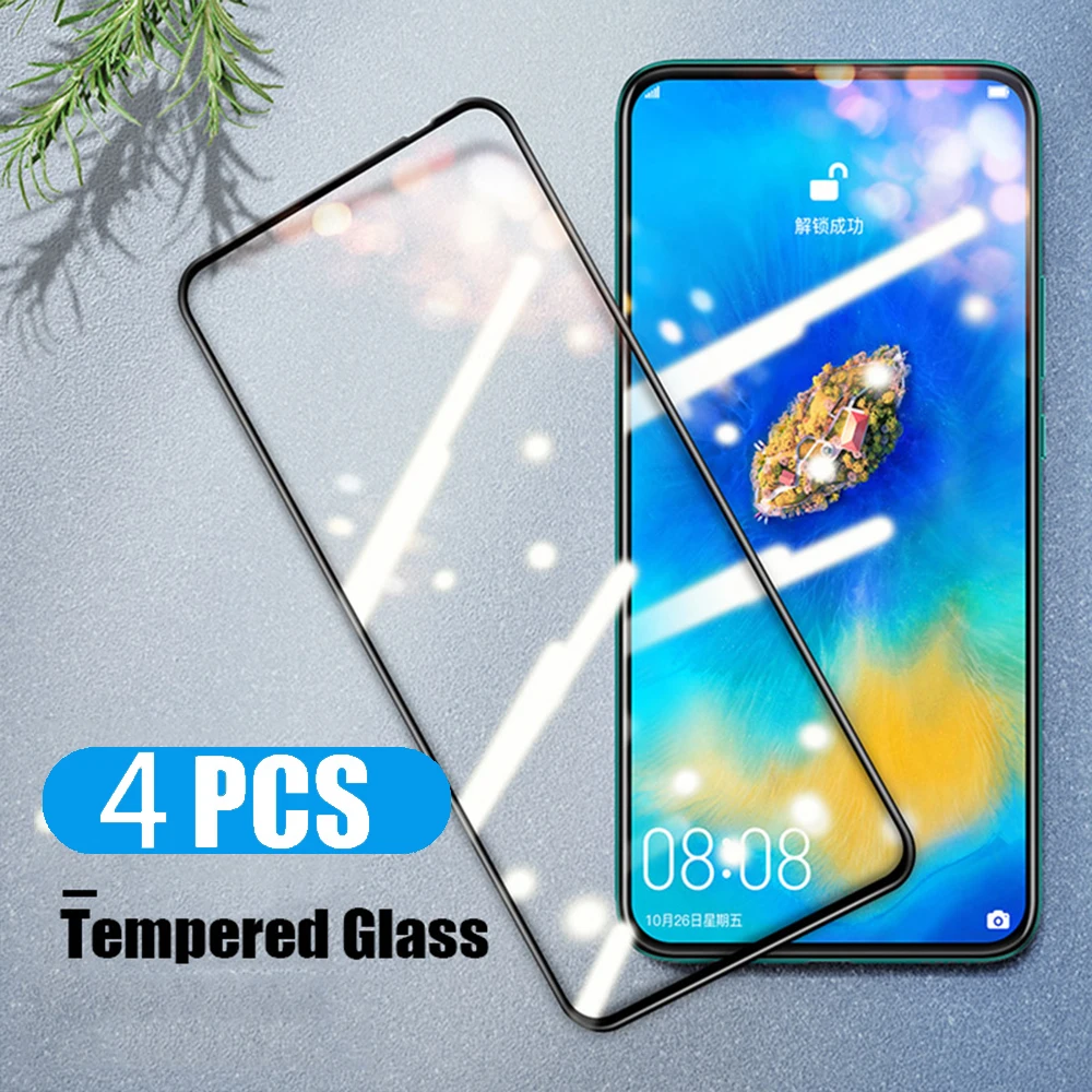 4Pieces Protective Glass ForRedmi 10C 10 Screen Glass On  ViVo Y35 Y33S  Screen Protector