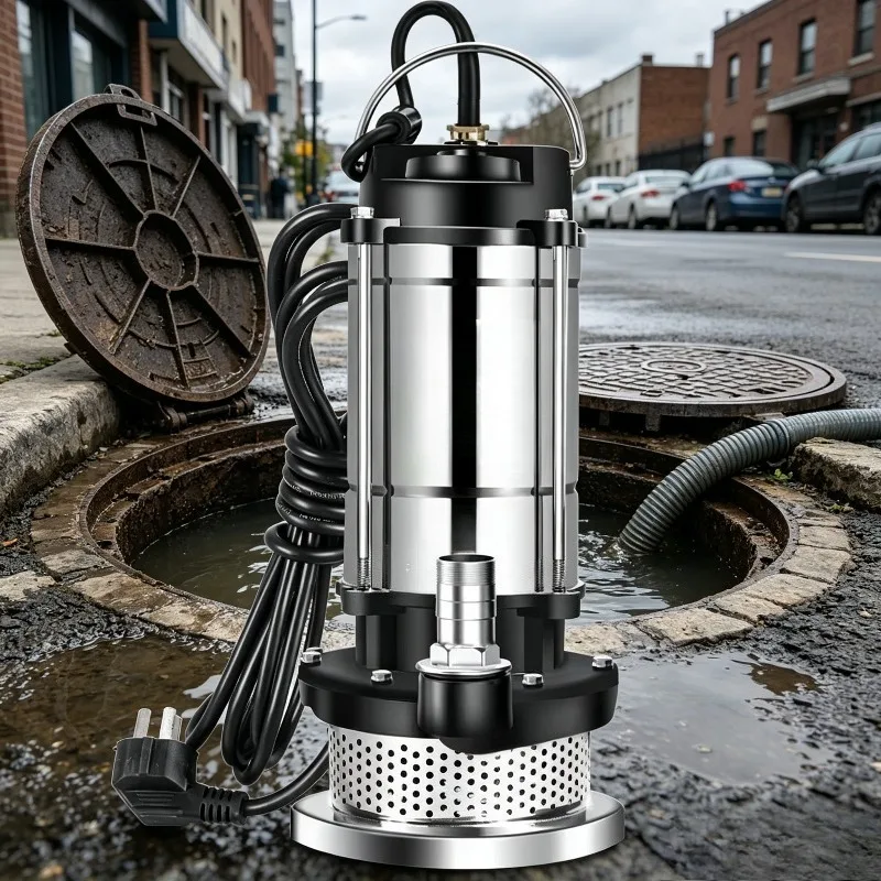 Multiscenario Robust Stainless Steel Submersible Sewage Pump High Lift Suitable For Multifunctional Sewage Transfer Working Use