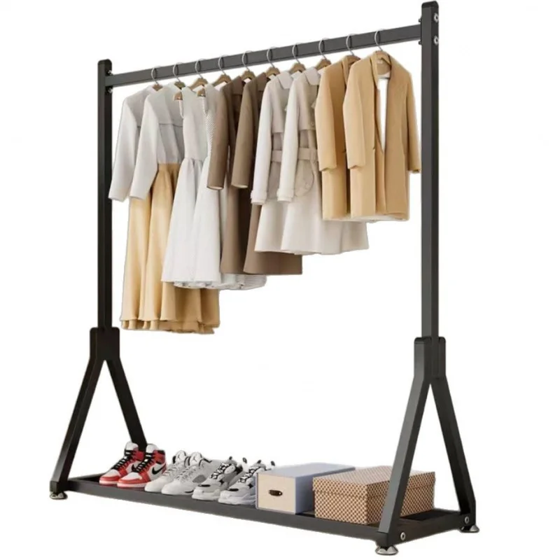 Custom. Iron Clothing Store Display Stand Floor-Standing Children's Clothes Hanger Men's and Women's Clothing Store Shelf Househ