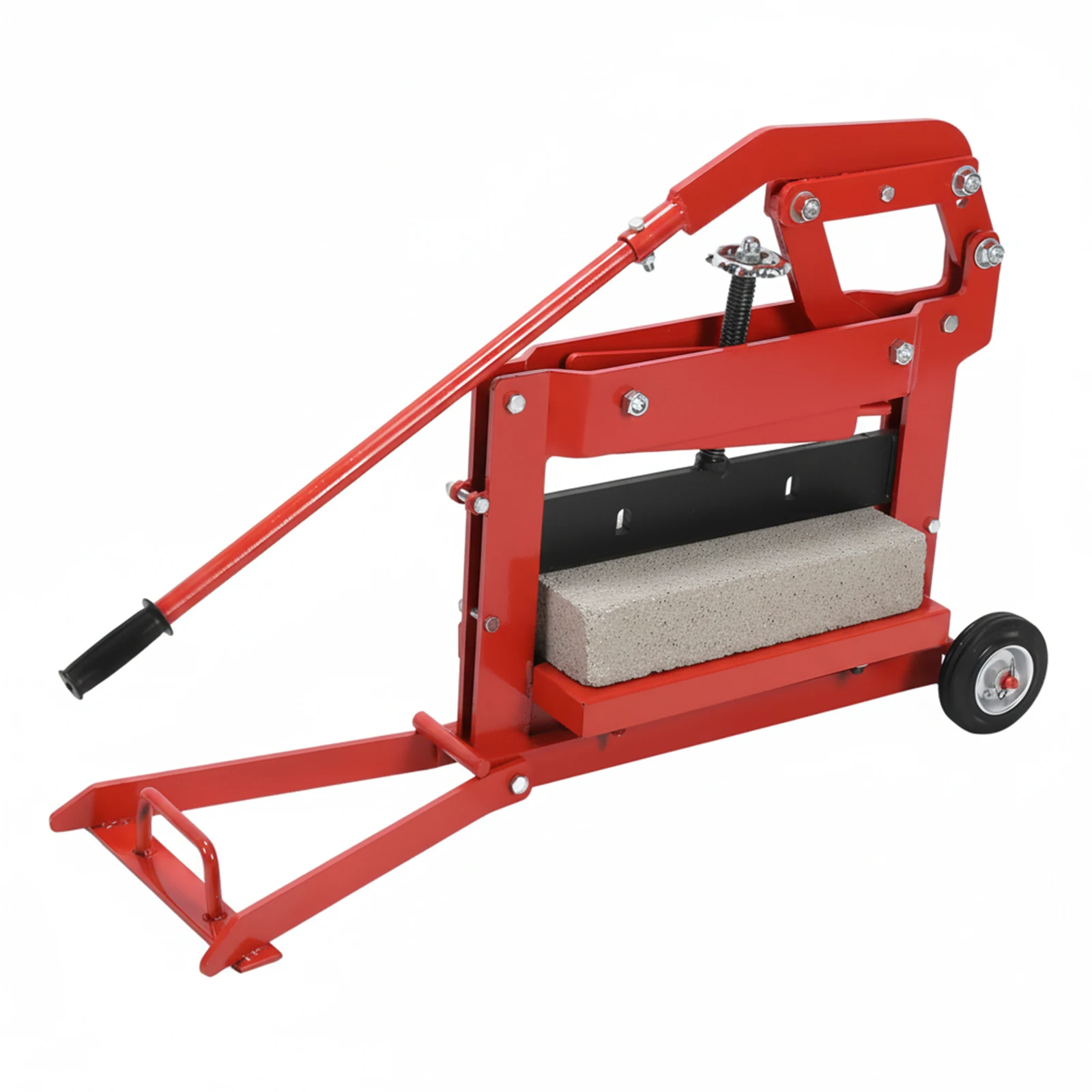 

Brick Splitter with Wheels Block Splitter Paving Cutter 0-11.8in Cutting Thickness for Slotting Granite Marble Stone