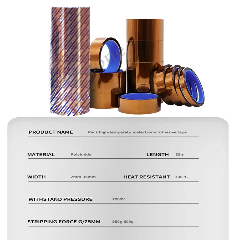 Mechanic High-temperature Resistant Tape Polyimide Sticker Phone PCB Circuit Board Battery Wrap Protection Repair Isolate Tool