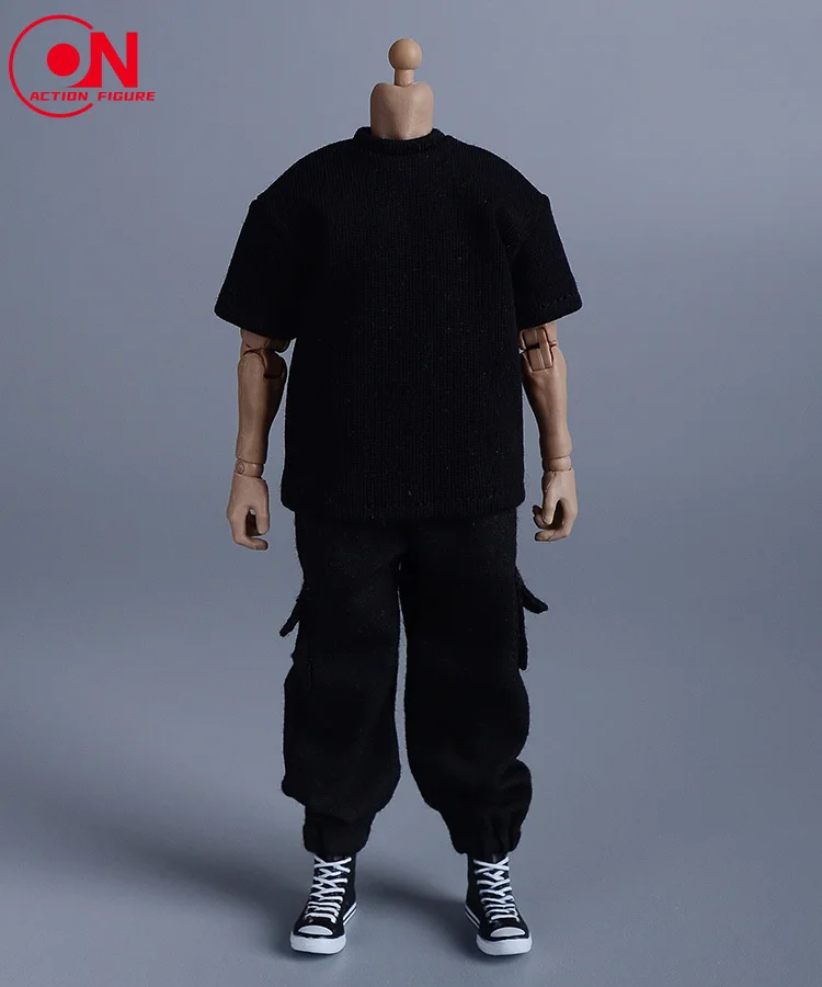 ATStory 1/12 ذكر بلون تي شيرت سراويل قصيرة الملابس نموذج صالح 6 '' Notaman NWTOYS VTOYS الجندي عمل الشكل الجسم دمية #4