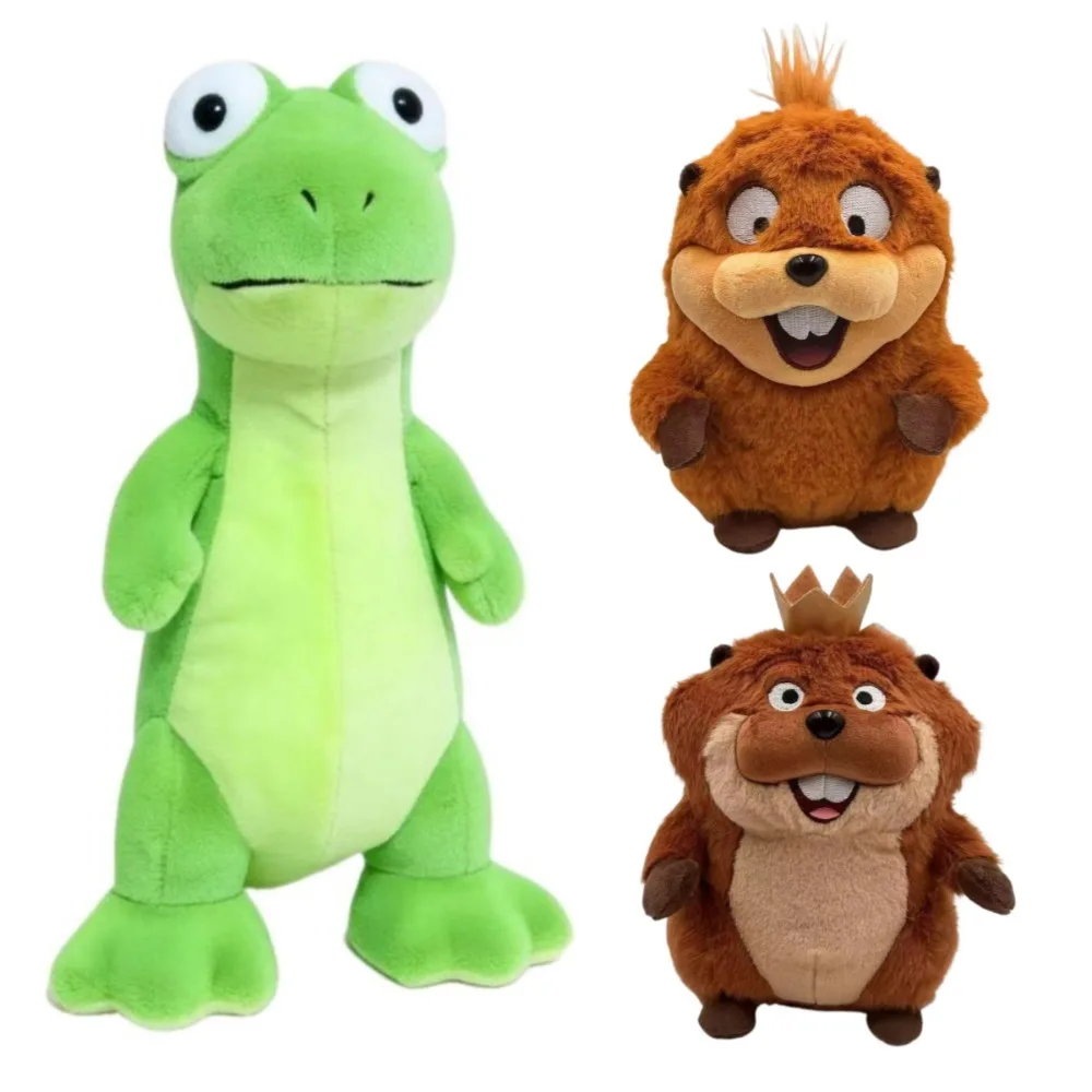 New Hoppers Tom Lizard Plush Toy Anime King George Mabel Loaf Beaver Plushie Stuffed Animals Toys Birthday Gift for Boys Girls