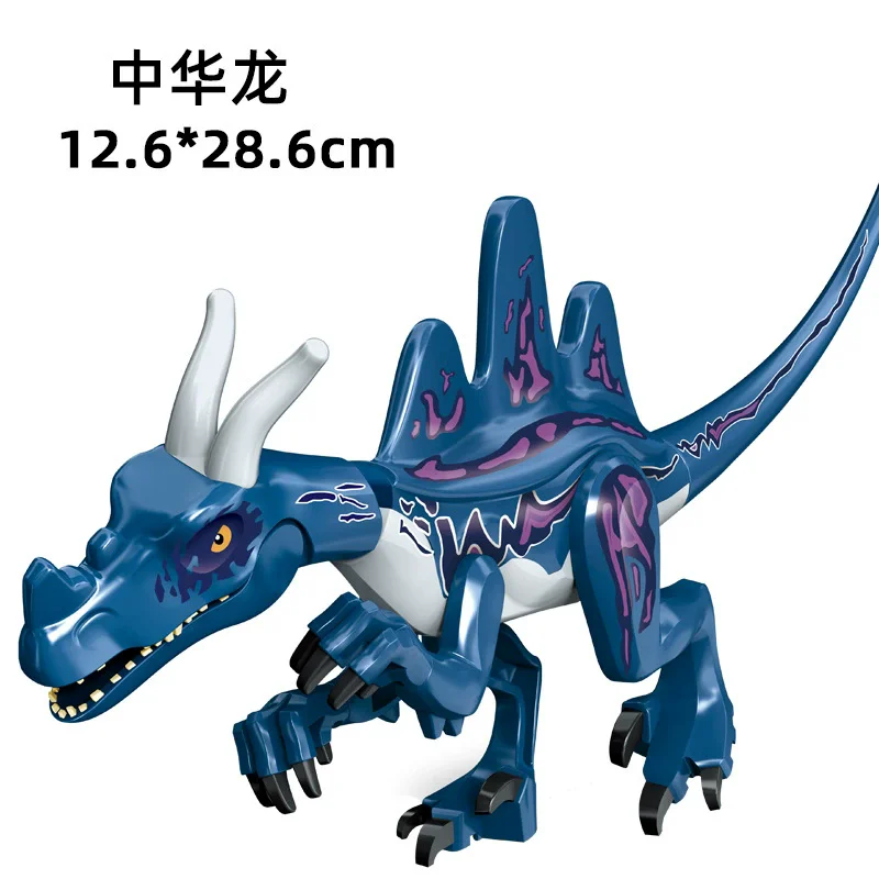 Simulierte Dinosaurier-Welt Velociraptor Raptor Bausteine Tyrannosaurus zum Zusammenbauen – Detail 17