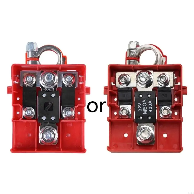 

57BA Battery Protective Clamp Power Block Bus Bar Pair Cover for Marine Automotive