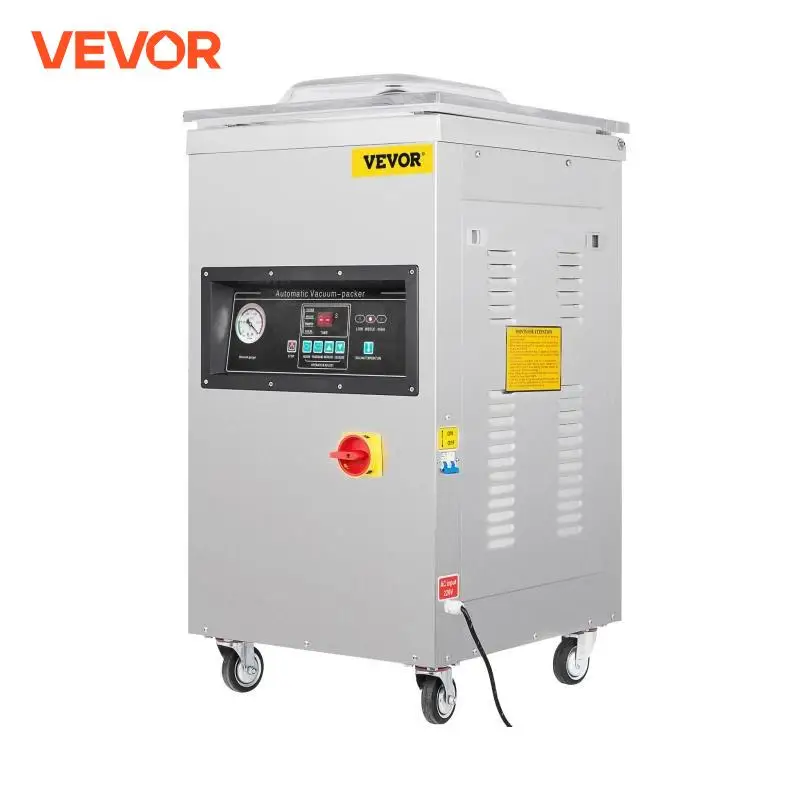 VEVOR DZ-400/2E Automatic Vacuum Sealer 1000W Vacuum Packing Sealing Sealer Machine Extra Deep 200mm Fresh Package Preserving