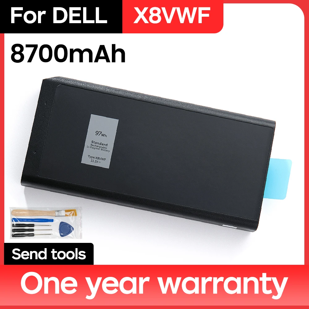 BNN X8VWF  Laptop Battery for Dell Latitude 14 Rugged 5404 5414 E5404 E7404 7414 VCWGN YGV51 CJ2K1 Replacement Battery