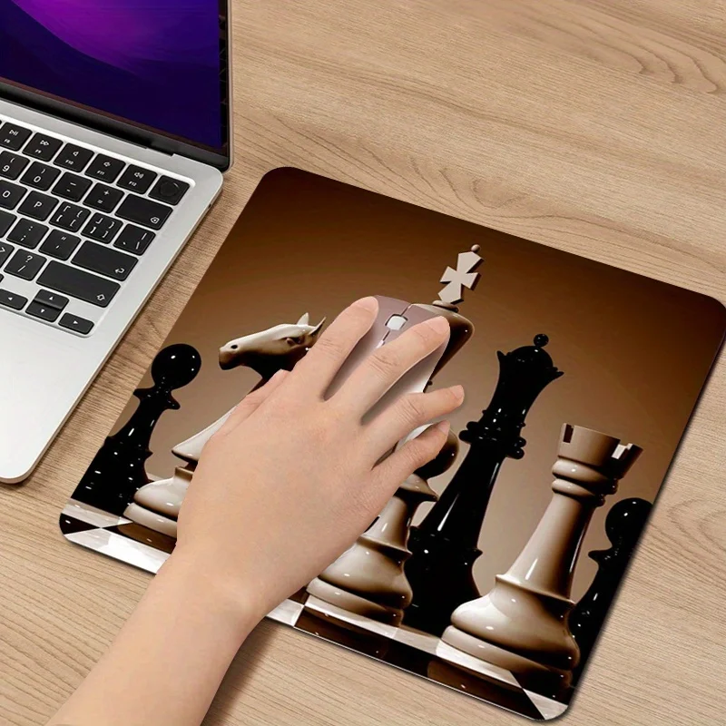 Chess Mouse Pad Rubber Non-Slip Desk Organizer Desk Pad Office Accessories Gaming Mat Rug Computer Table Mouse Mat Desk Pad