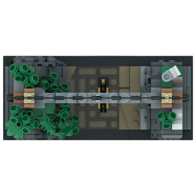 Clifton Suspension Bridge MOC Building Blocks British Landmark Cable Bridge DIY Brick Set Desktop Collectible