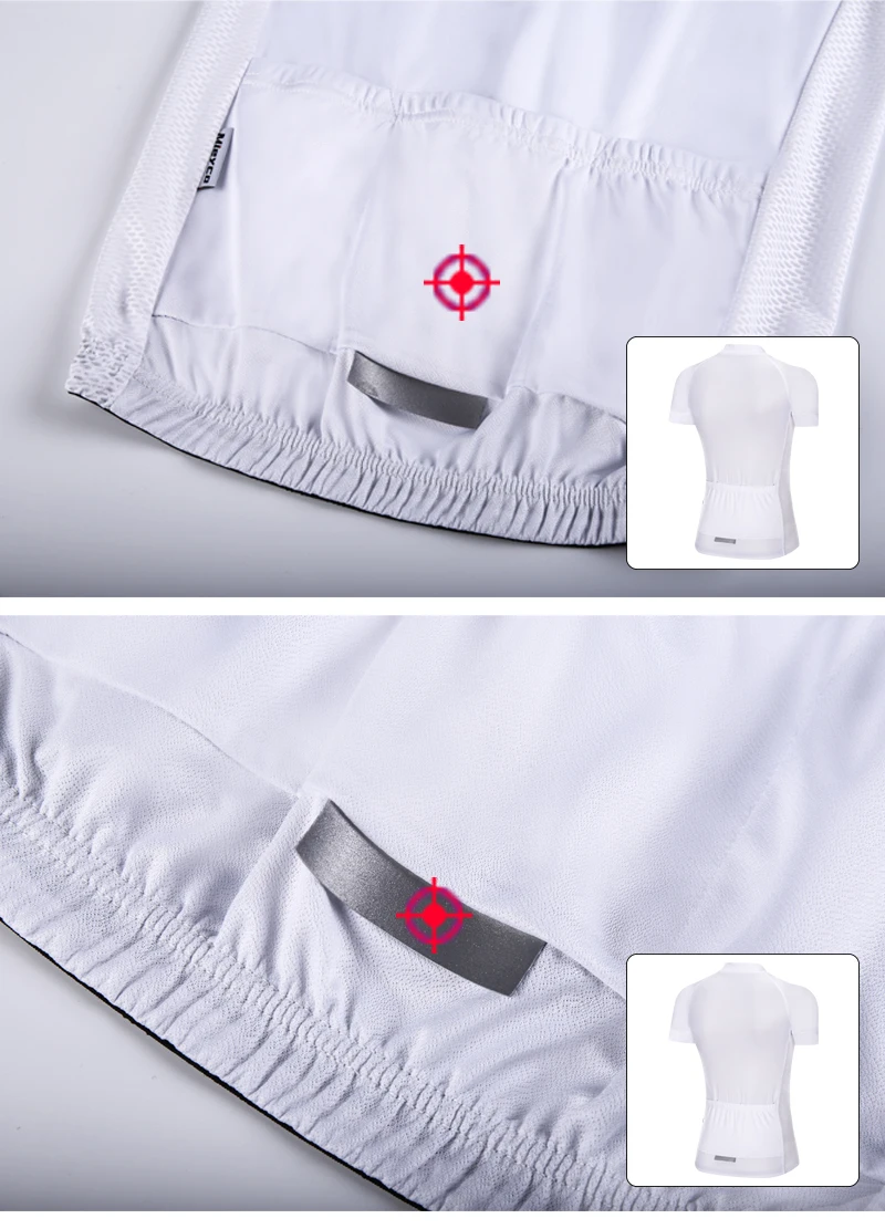 Damen-Radtrikot mit kurzen Ärmeln, reflektierend, schnelltrocknend, atmungsaktiv, MTB-Rennradshirt, Sommer-Maillot Ciclismo – Detail 12