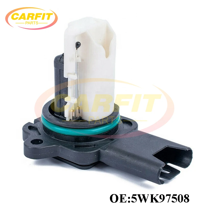 New OEM 5WK97508 5WK97508Z 13627551638 MAF Mass Air Flow Sensor Meter For BMW 128i 328xi 528i X3 X5 Z4 3.0L L6 07-13 Auto Parts