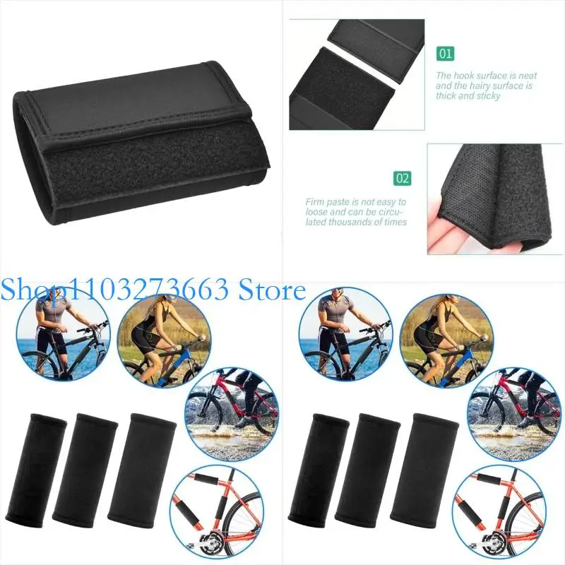 

R6FE 3pcs Bicycles Chainstay Protector Bicycles Frame Protective Cover Replacement