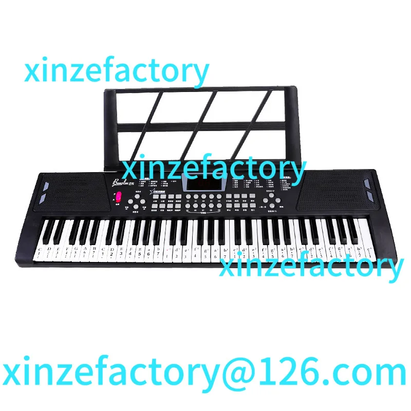 

Customization Multifunctional electronic organ color box version entry toy