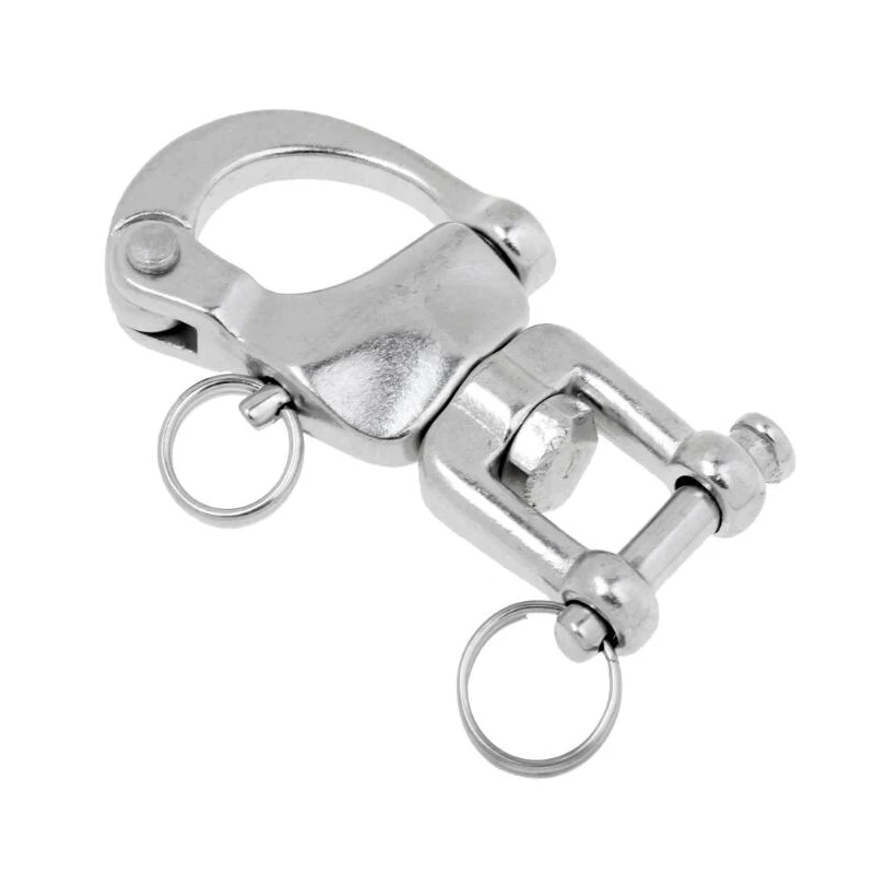 Boat 304 Stainless Steel 70mm Snap Swivel Shackle Sail Hardware Swivel Snap Shackle Hook