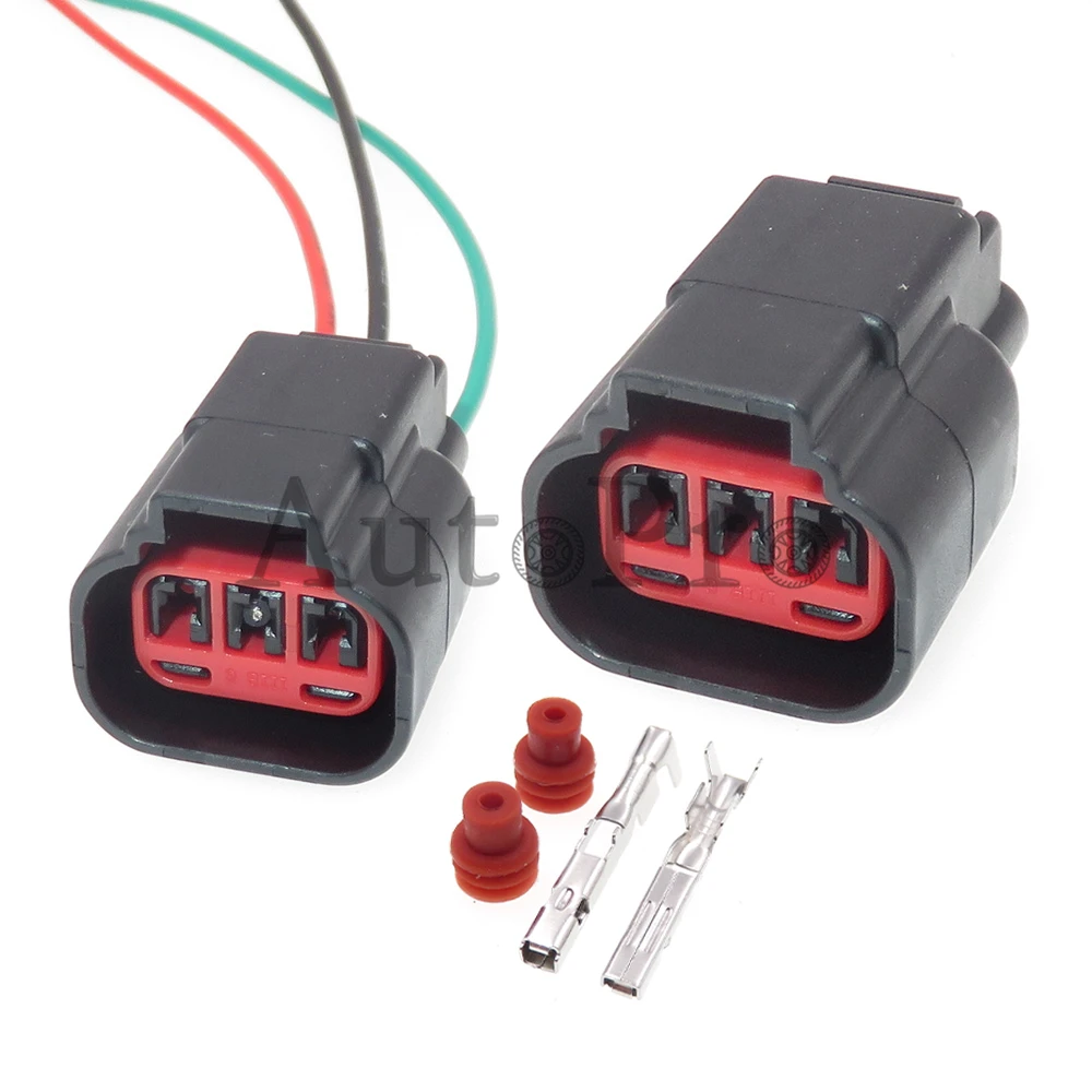 1 Set 3 Hole Auto Starter Waterproof Connector Automobile Camshaft Sensor Plug Car Wire Harness Socket