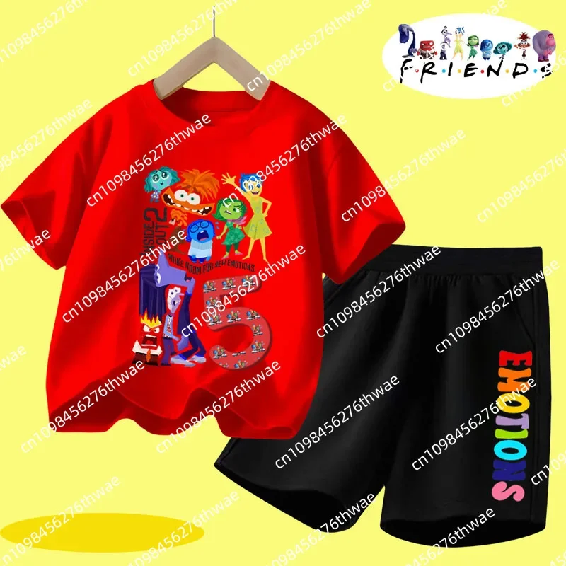 

2025 New Design - Gift Set of 1-12 Years Old - Brainy Agents T-Shirt - Cartoon Print - Boys' and Girls' Short-SleevedCasualShirt