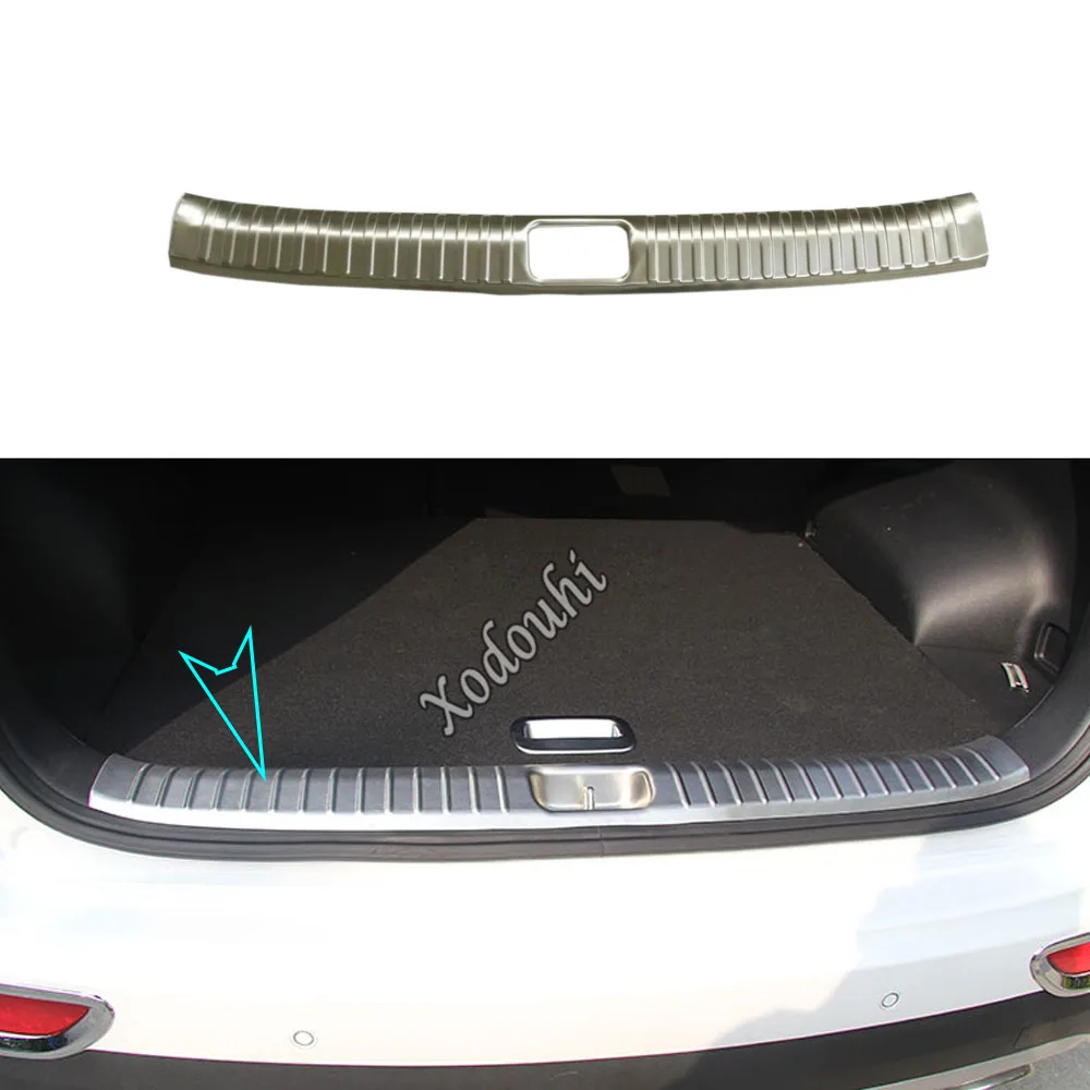 

Car Stainless Steel Inner Stick Rear Bumper Trim Plate Lamp Frame Threshold Pedal 1PCs For Kia Sportage KX5 2016 2017 2018
