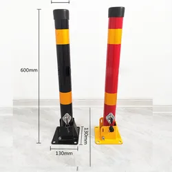 KOOJN Steel Pipe Warning Column Safety Anti-collision Column Road Pile Isolation Column Vehicle Obstacle Activity Warning