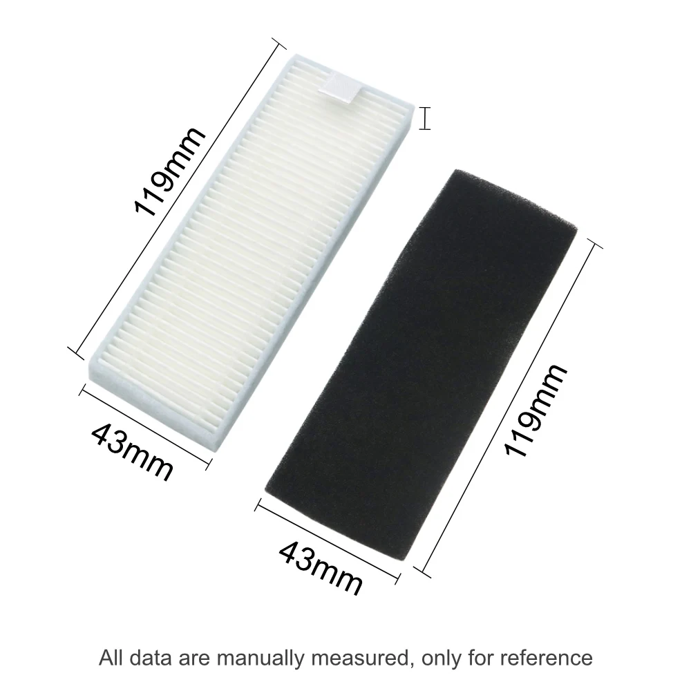 หุ่นยนต์ HEPA Filter สำหรับ Cecotec Conga Excellence 1090ชิ้นส่วนเครื่องดูดฝุ่นหุ่นยนต์สำหรับ Conga 1790