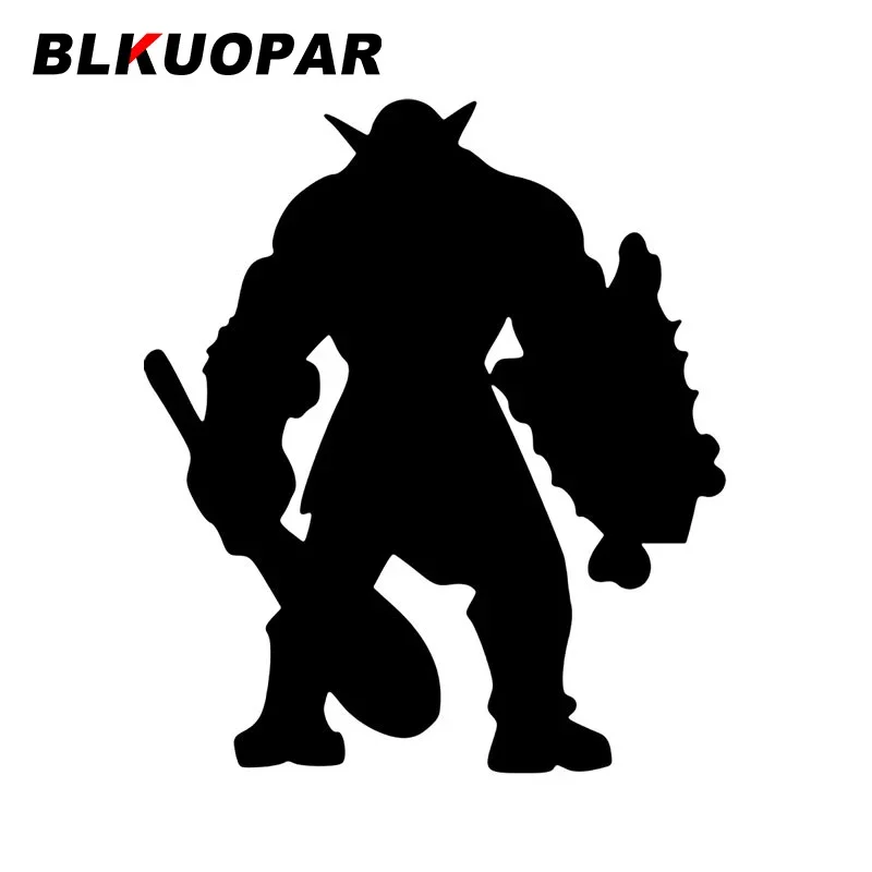 

BLKUOPAR Interesting Orc Fashion Styling Car Stickers Car Door Protector Decal Air Conditioner Windshield Decor Die-cut Graphics