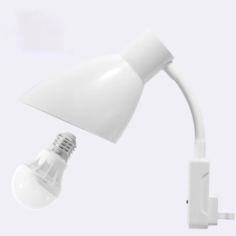 E5 220V E27 Gniazdo Lampy Żarówki Oprawka Inteligentne Ścienne Gniazdo LED Wtyczka Lampy Uchwyt Lampy Stołowej LED Podstawa Lampy Podstawa