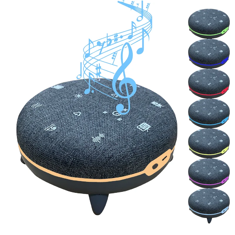 

White Noise Machine RGB Night Light 7 Relaxing & Soothing Nature Sounds Sleep Therapy and Speaker for Kids Adults