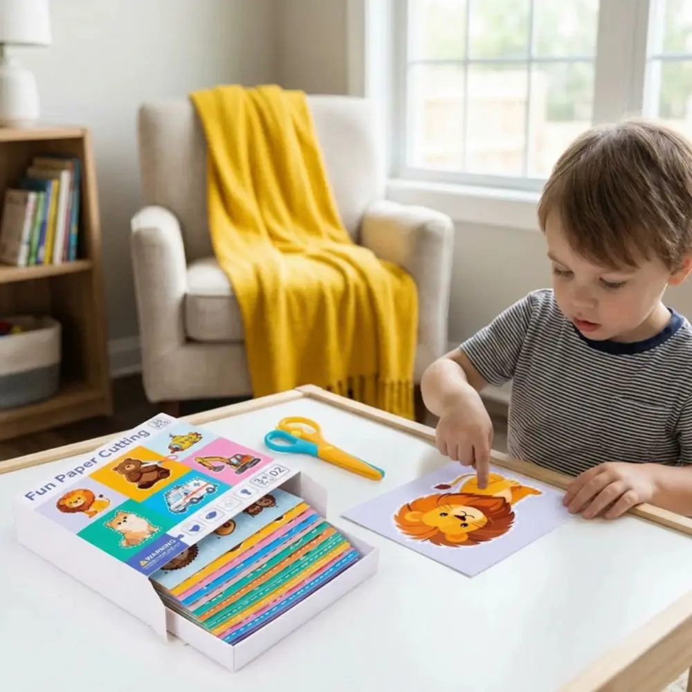 

Набор для творчества: книга для вырезания из бумаги с мультяшным дизайном, цветная бумага, развитие мелкой моторики, детские поделки, скрапбукинг, 30 шт., ручная работа, бумажное искусство