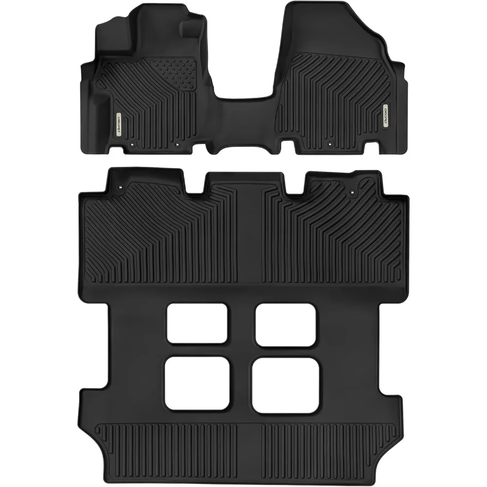 

US Floor Mats Fit for 2011-2017 Honda Odyssey, 3 Row Liners Set Black, All-Weather Includes Car Floor Liners 1st and