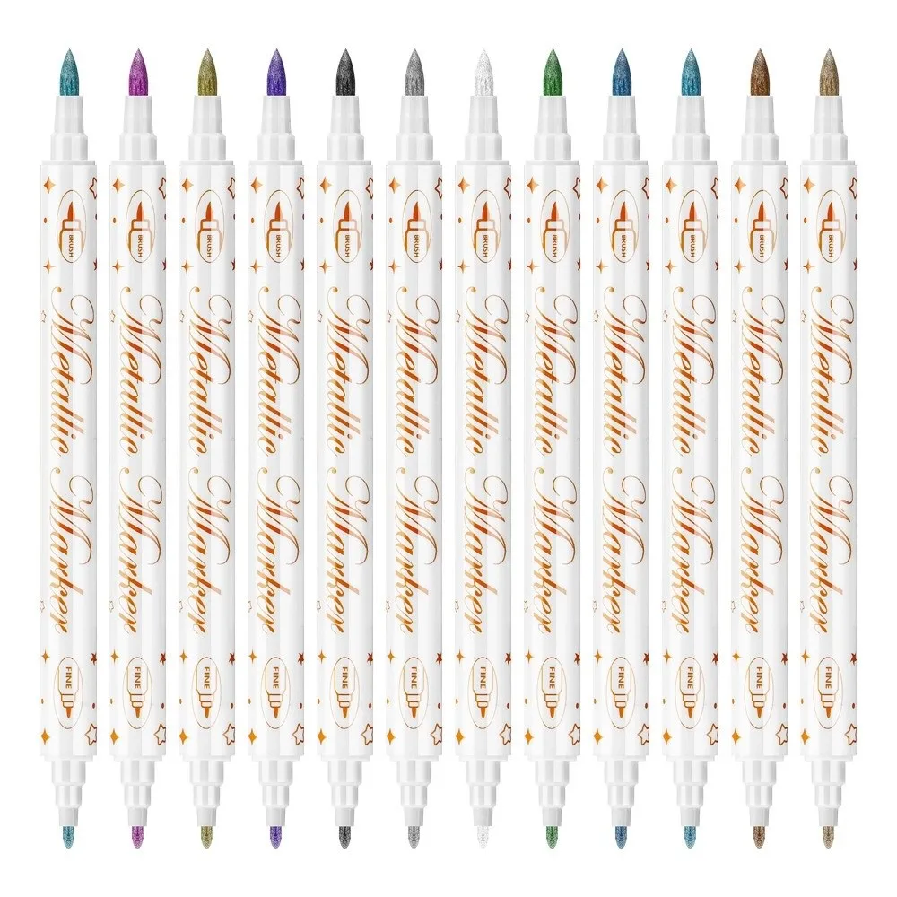 

12Pcs/Set New Colorful Nail Art Graffiti Pen DIY 3D Drawing Pen Abstract Lines Waterproof Painting Liner Manicure Tool